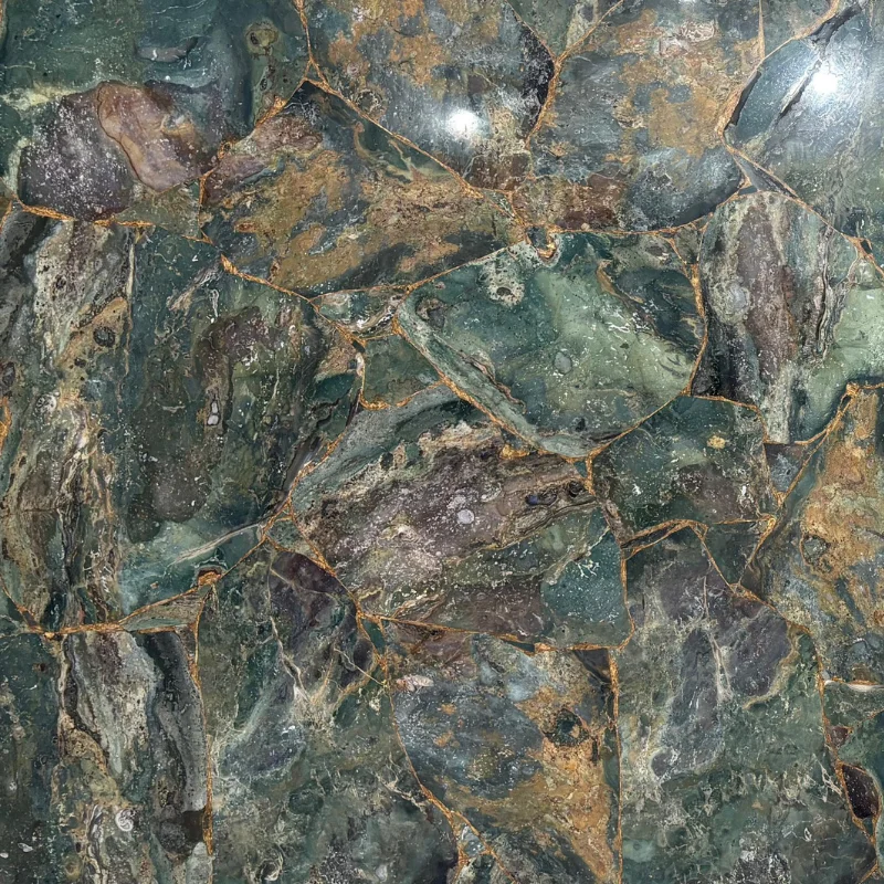 Green Jasper foil slab