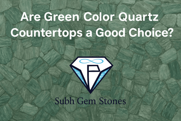 Green Color Quartz Countertops