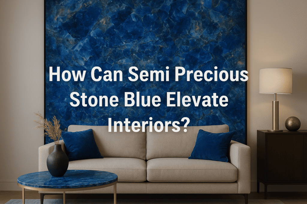 Semi Precious Stone Blue