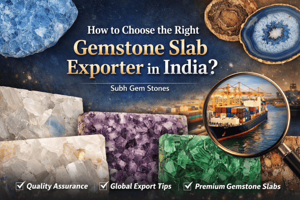 Gemstone Slab Exporter in India