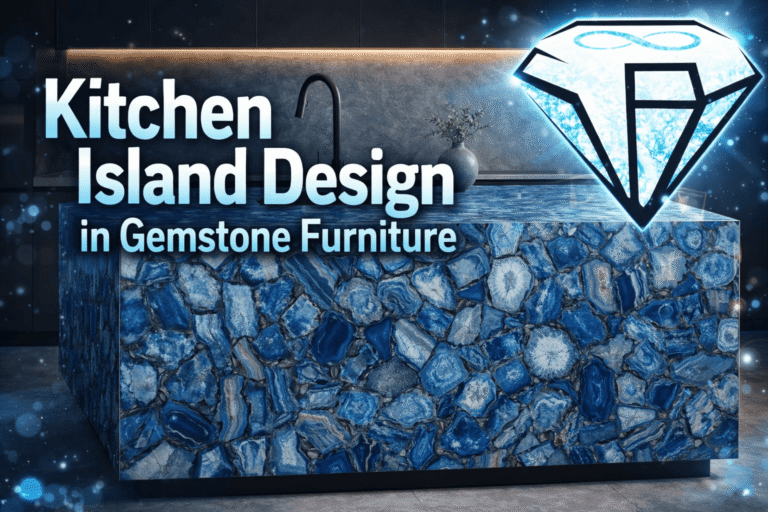 Kitchen Island Design in Gemstone Furniture