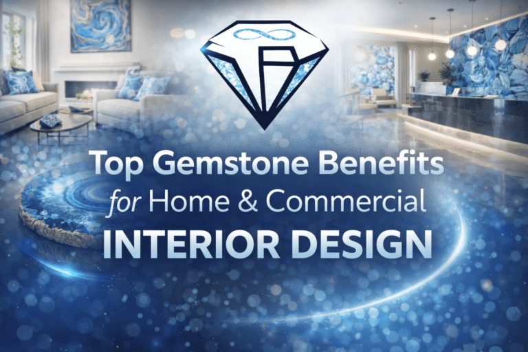 Top Gemstone Benefits for Home & Commercial Interior Design