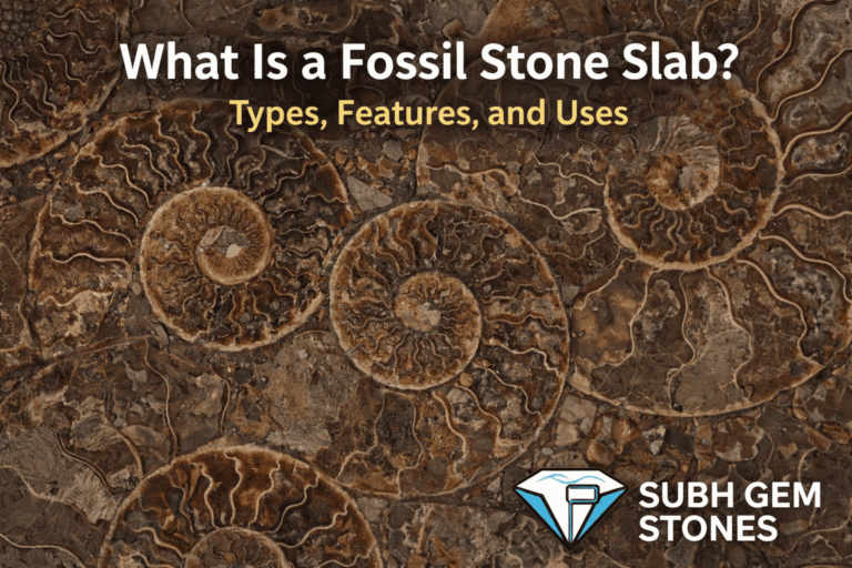 What Is a Fossil Stone Slab Types, Features, and Uses