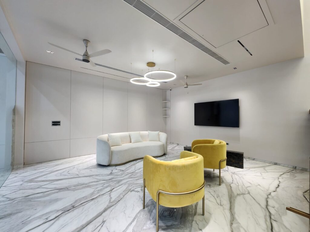 office interior slab