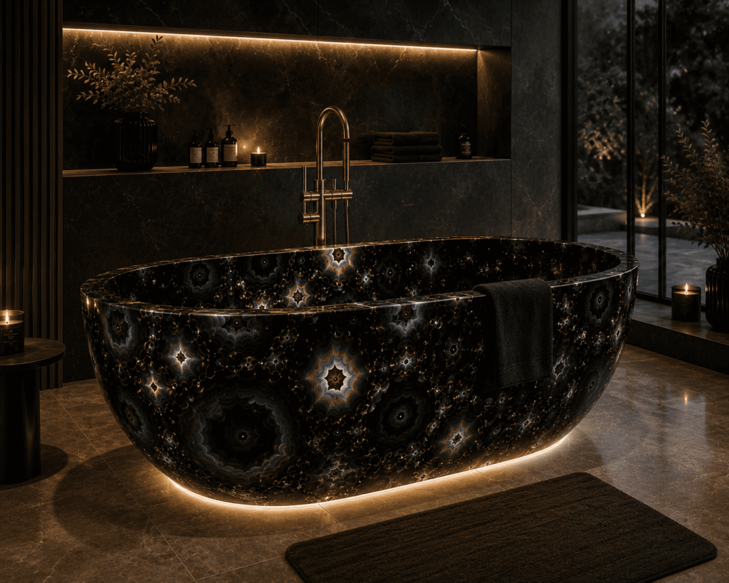 Black Agate Bathtub