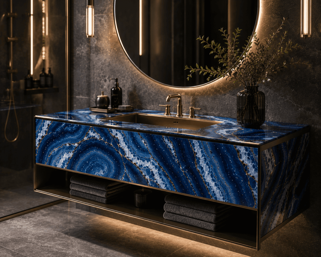 Blue Agate Bathroom Vanity
