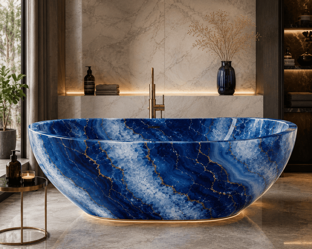 Blue Agate Bathtub