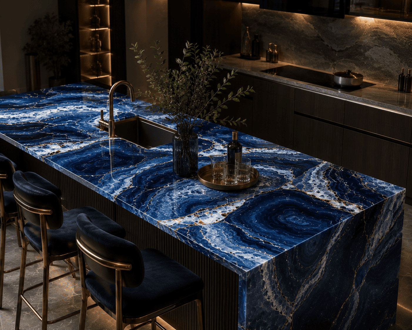 Blue Agate Countertop