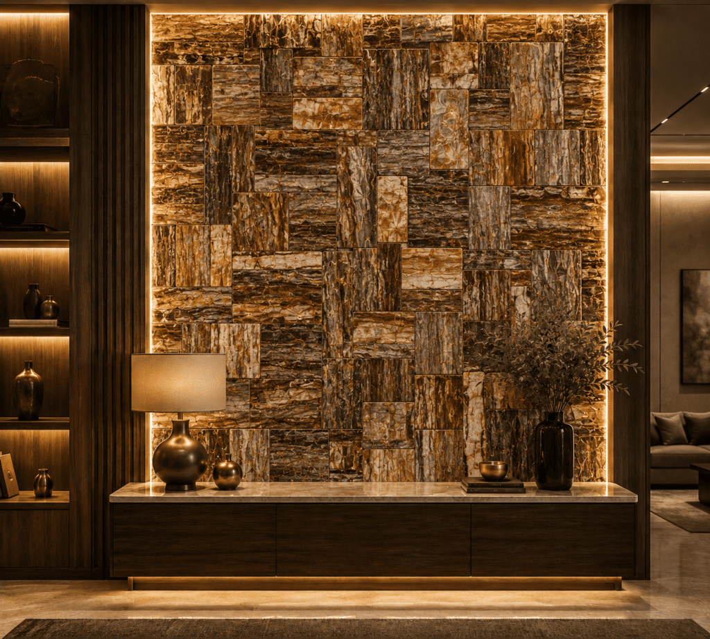 Brown Petrified Retro Wall Highlighter