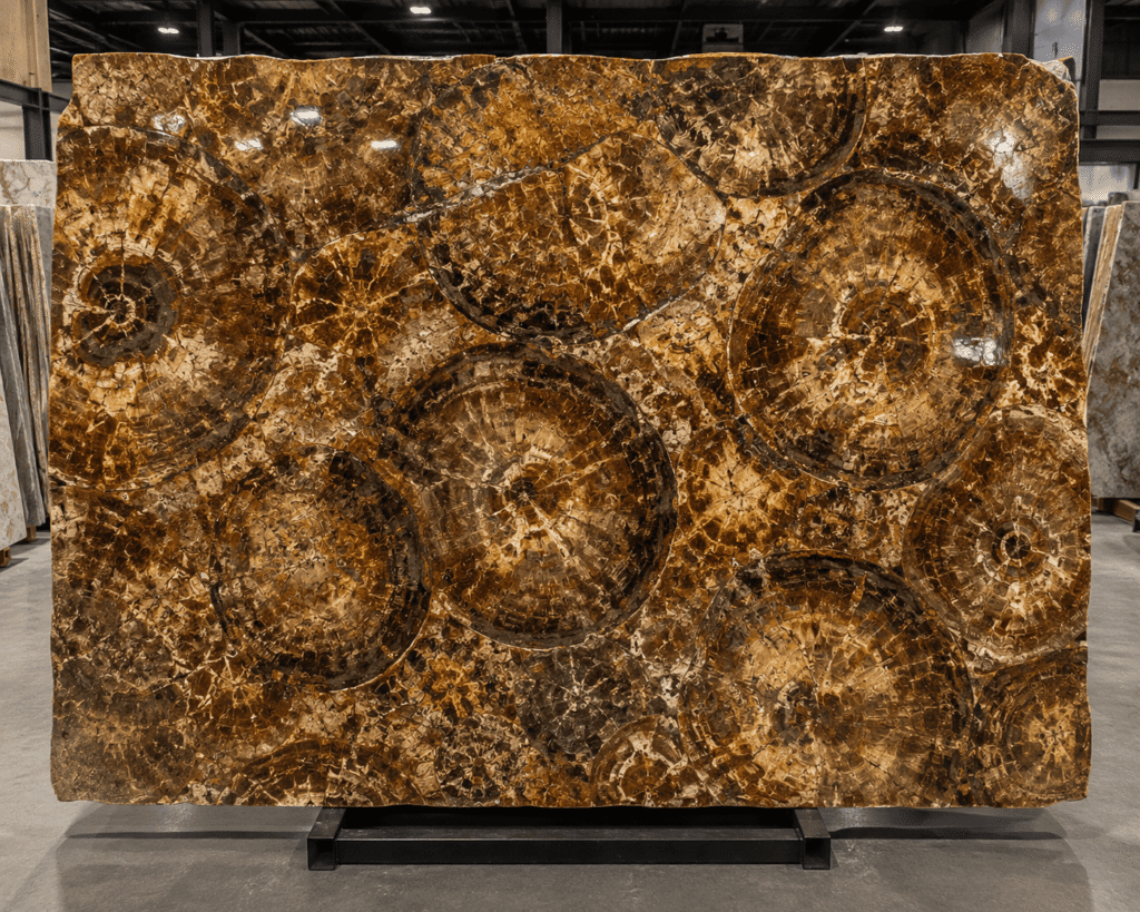 Brown Petrified Wood Slab