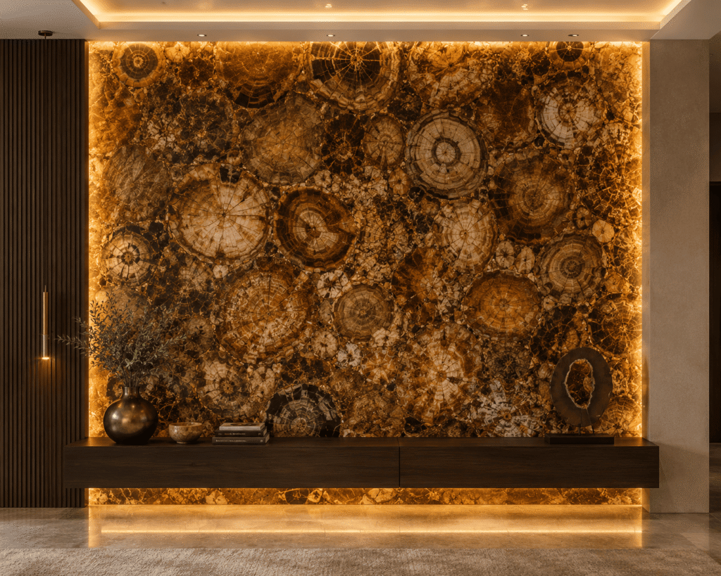 Brown Petrified Wood Wall Highlighter