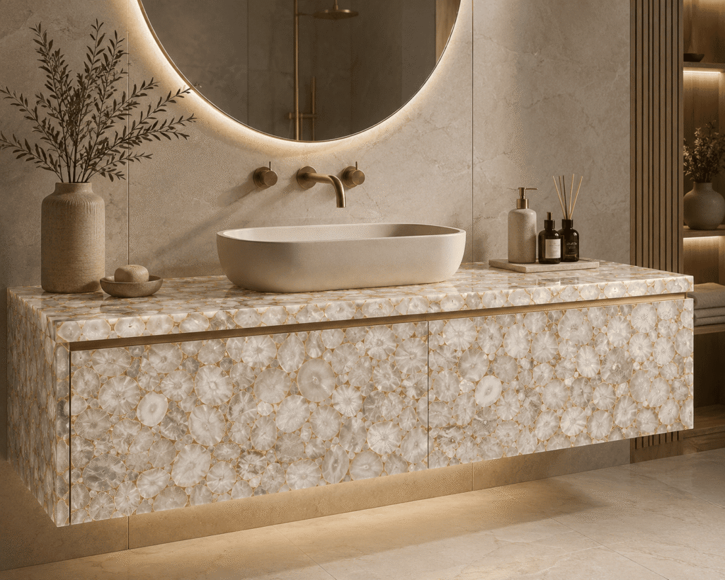 Crystal Agate Bathroom Vanity