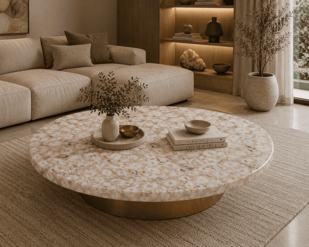 Crystal Agate Center Table