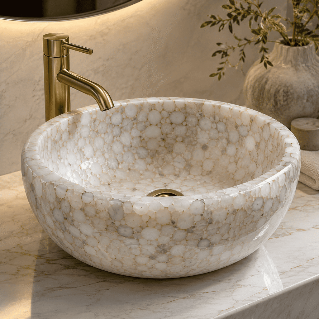 Crystal Agate Wash Basin