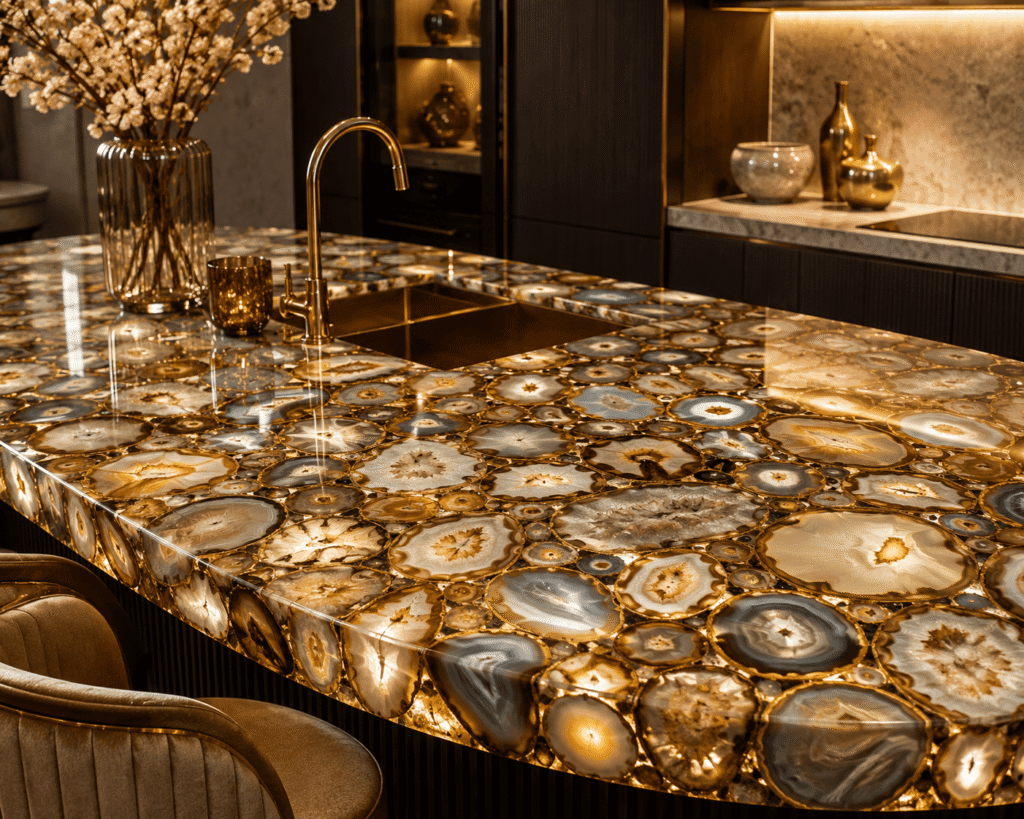 Golden Agate Countertop