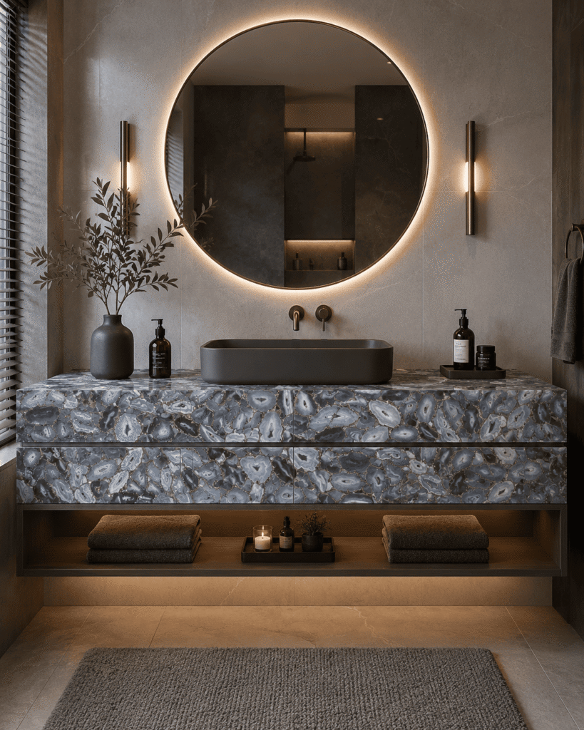Gray Agate Bathroom Vanity