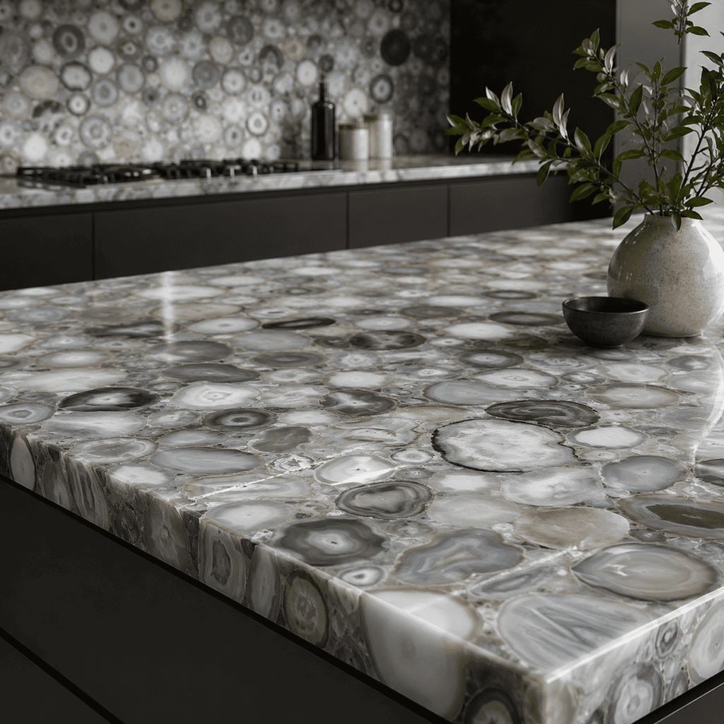 Gray Agate Countertop