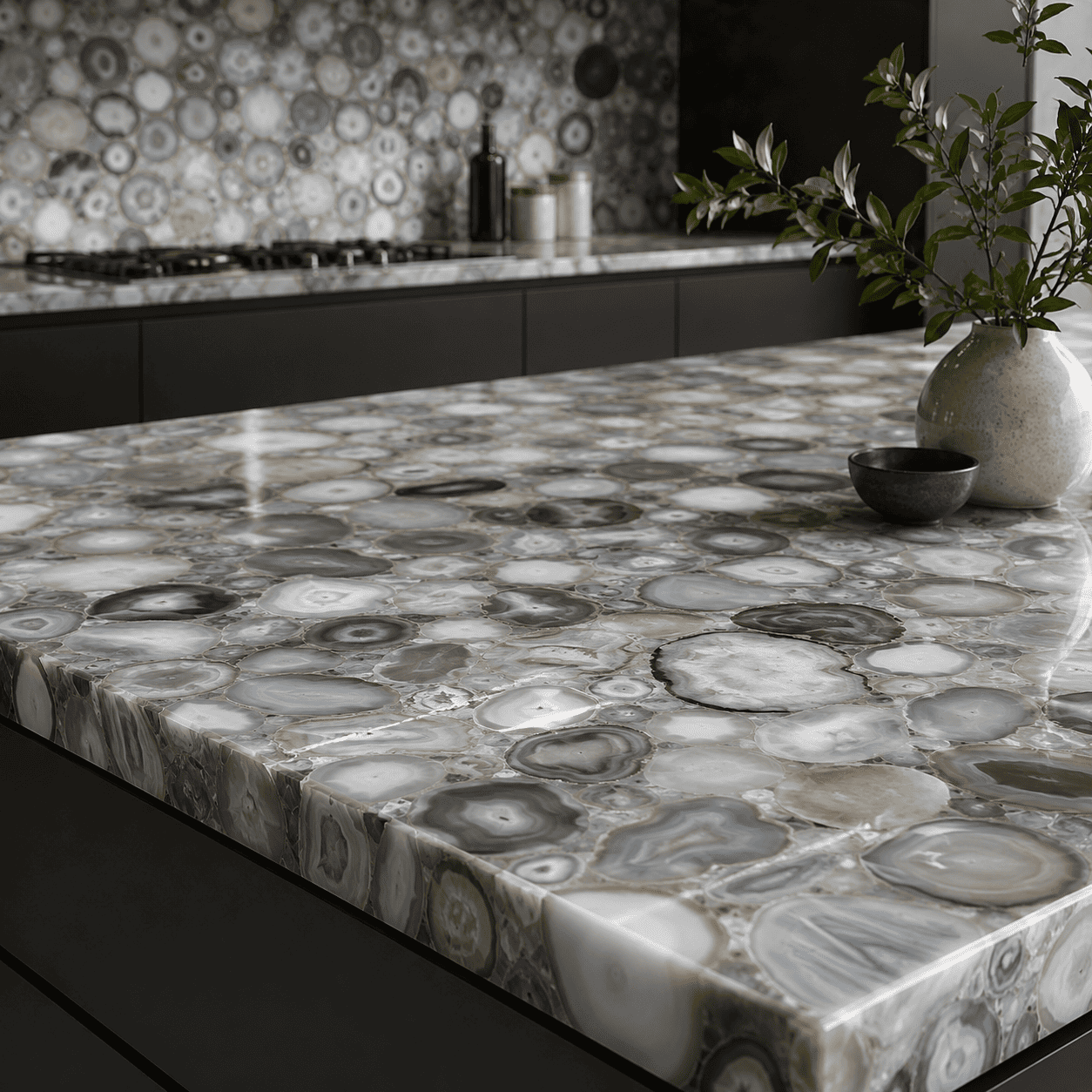 Gray Agate Countertop