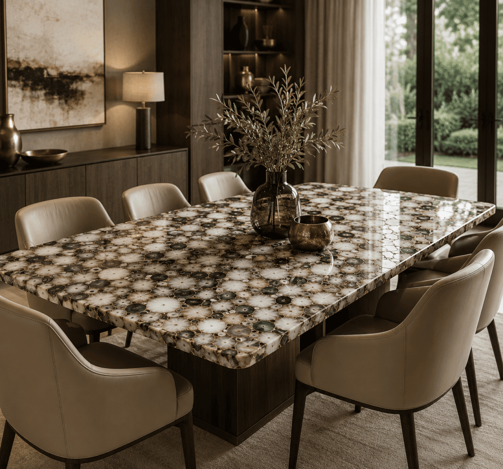 Jumble Agate Dining Table