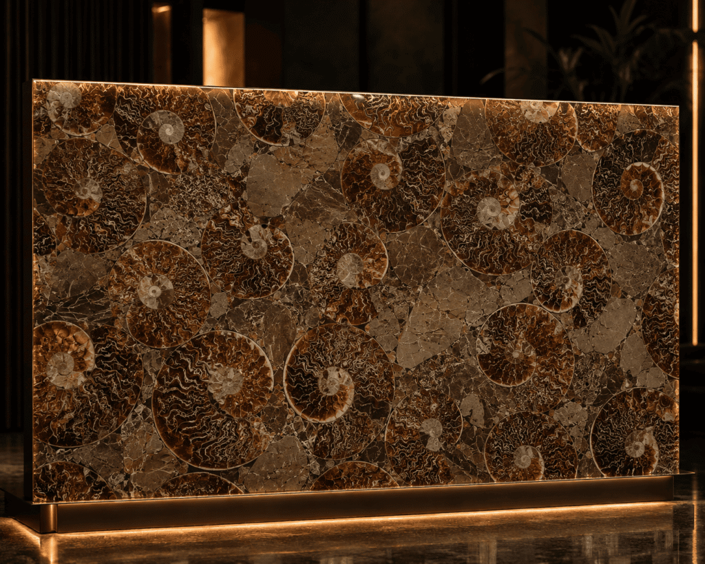 Ammonite Slab by Subh Gem Stones