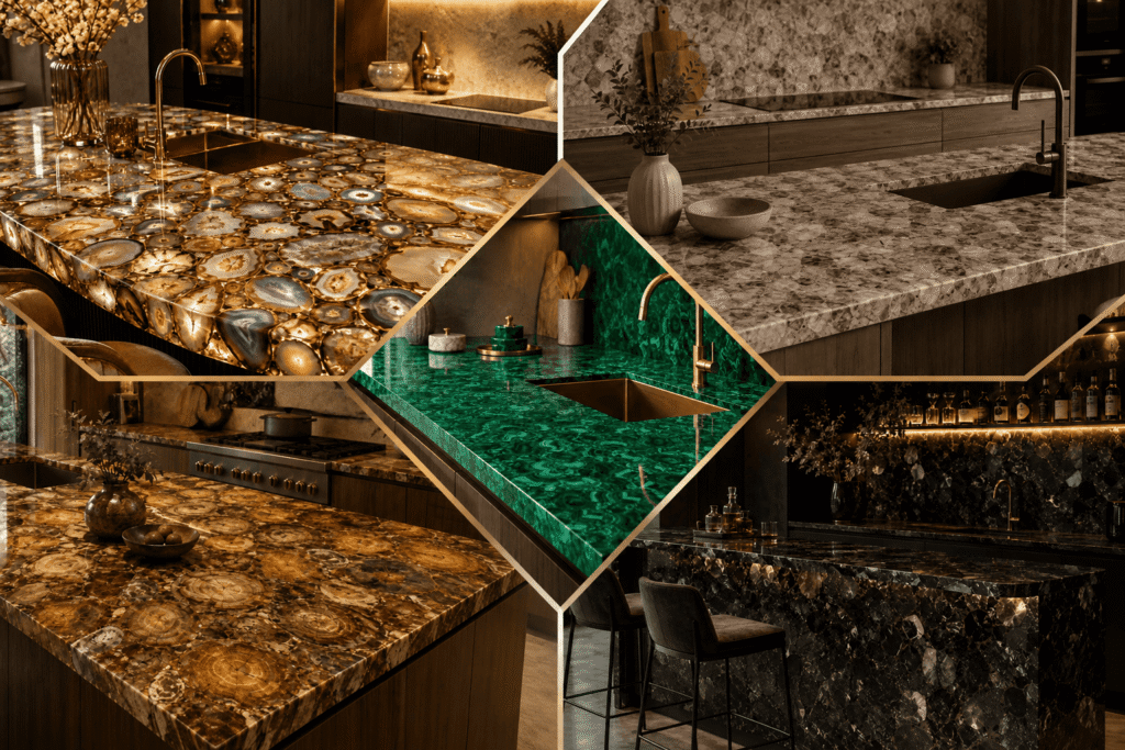 Subh Gem Stones Gemstone Countertop Collection
