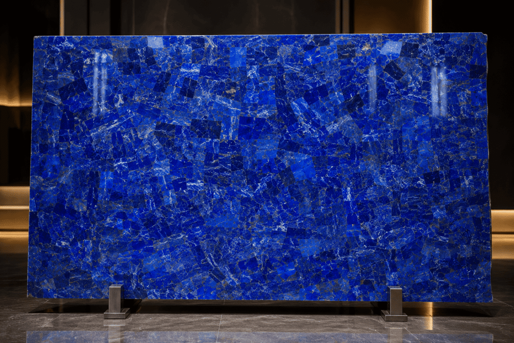 lapis lazuli slab by Subh Gem Stones Kishangarh Rajasthan