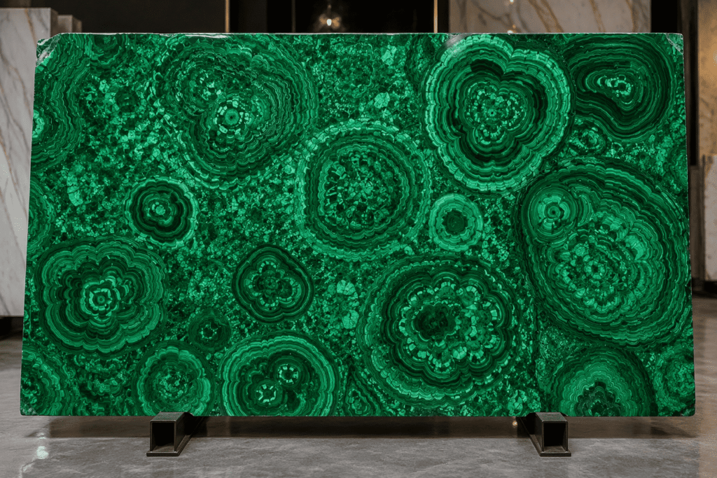 malachite slab by Subh Gem Stones Kishangarh Rajasthan