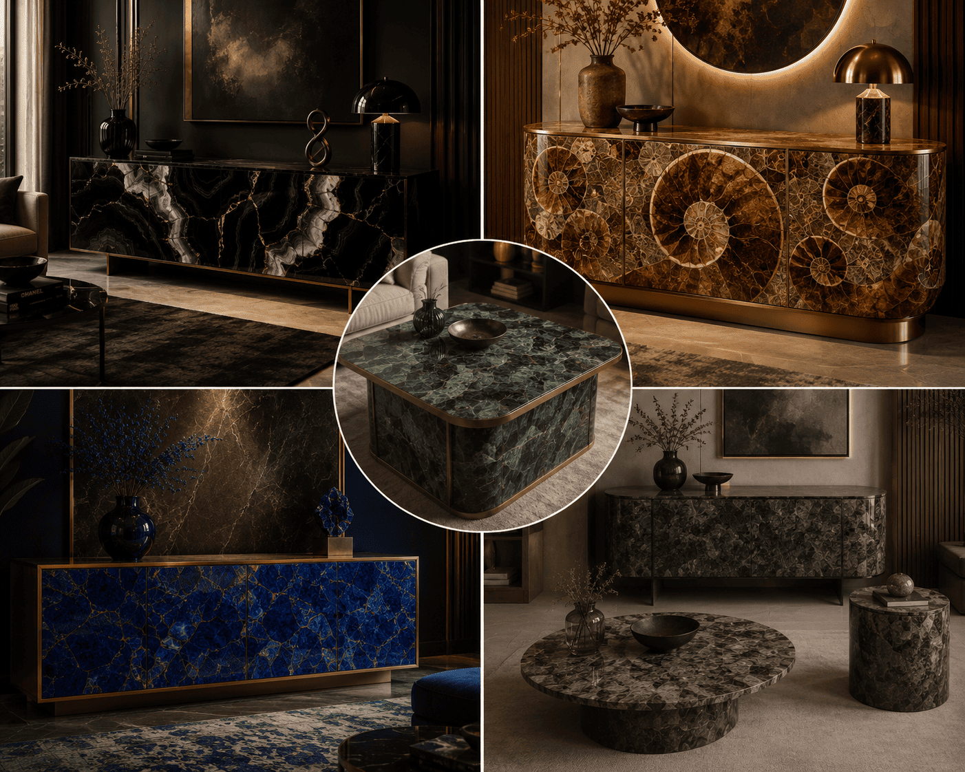 Gemstone Furniture Work collection by subh gem stones