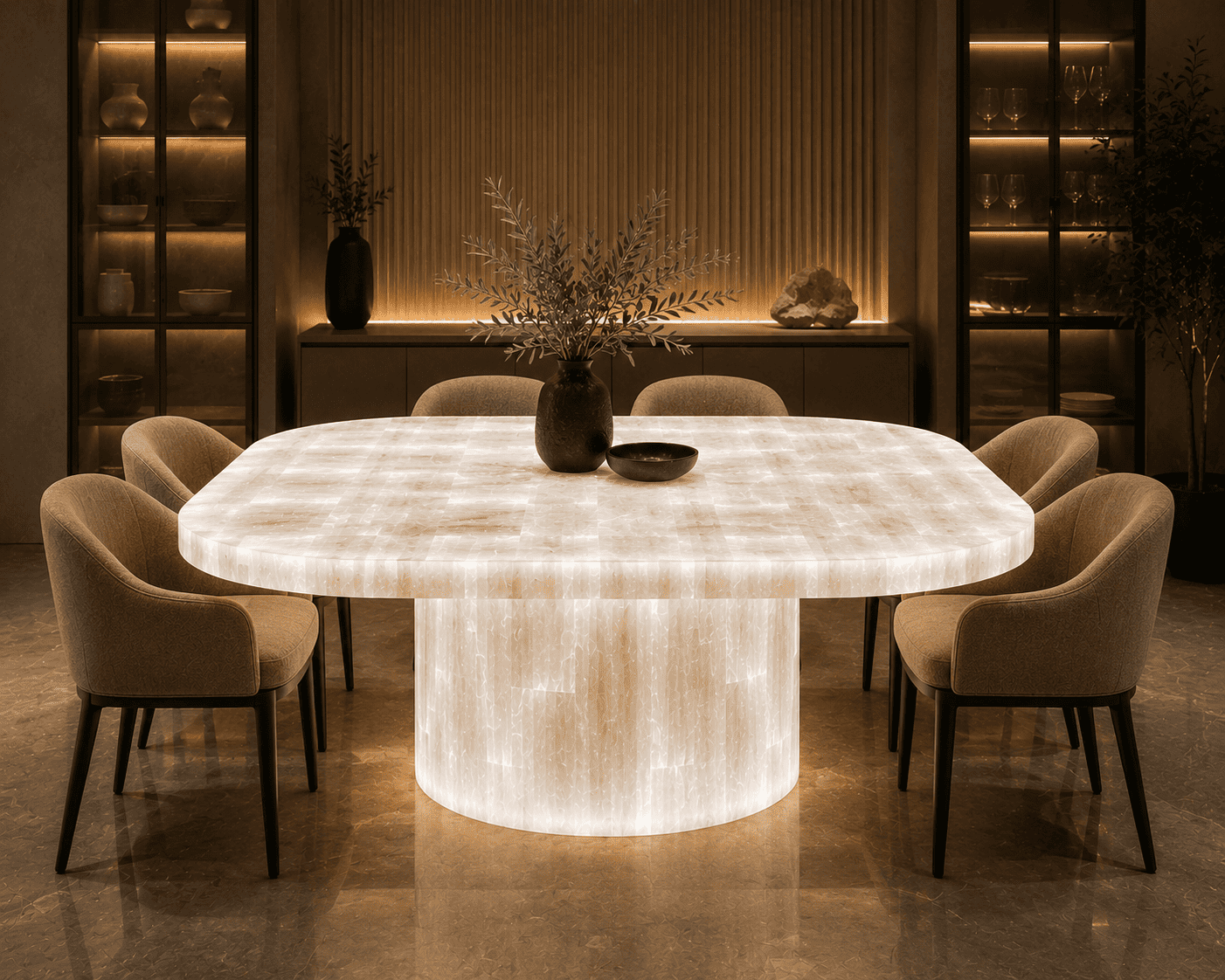 Selenite Dining Table