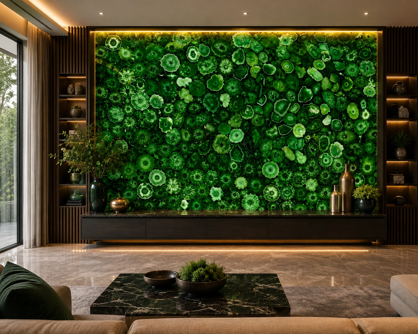 Green Agate Wall Highlighter