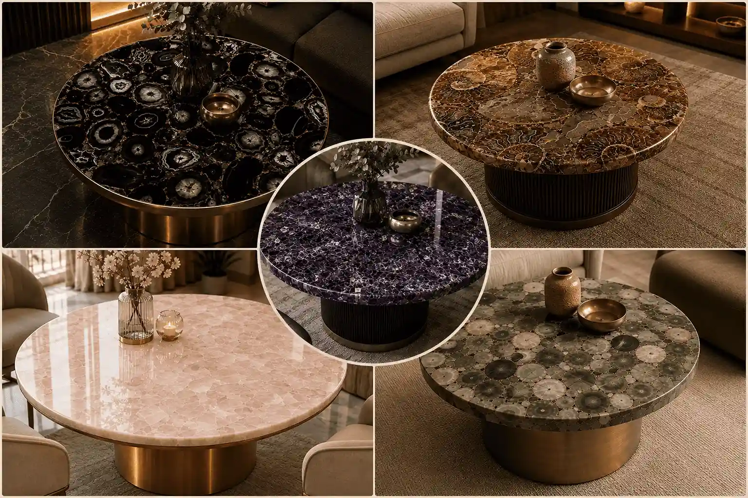 Gemstone Table Top collection by subh gem stones