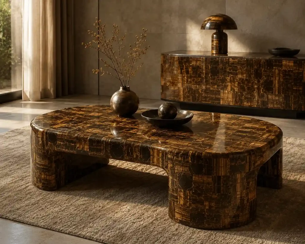Semi Precious Stone Furniture by subh gem stones