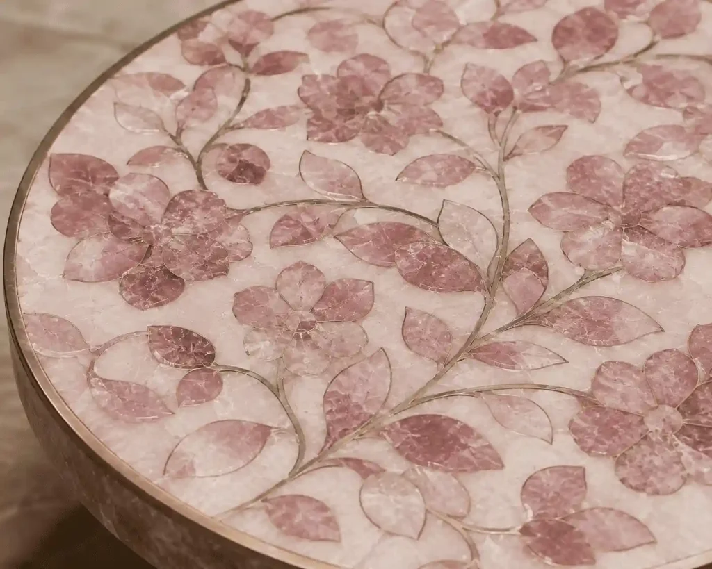 quartz inlay work by subh gem stones
