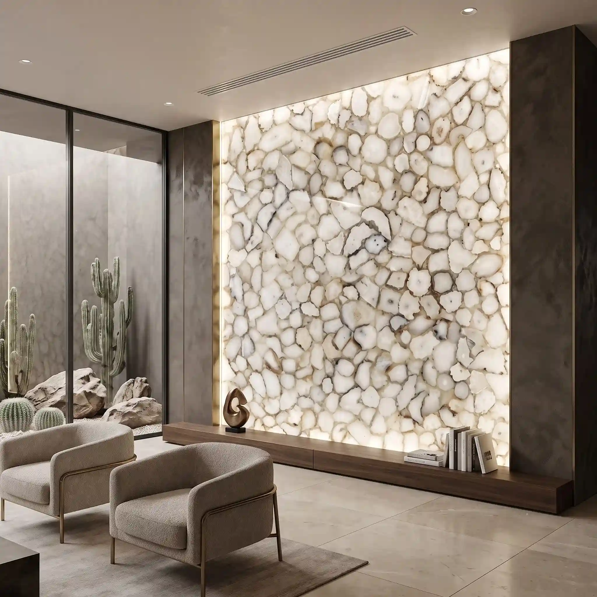crystal agate wall highlighter