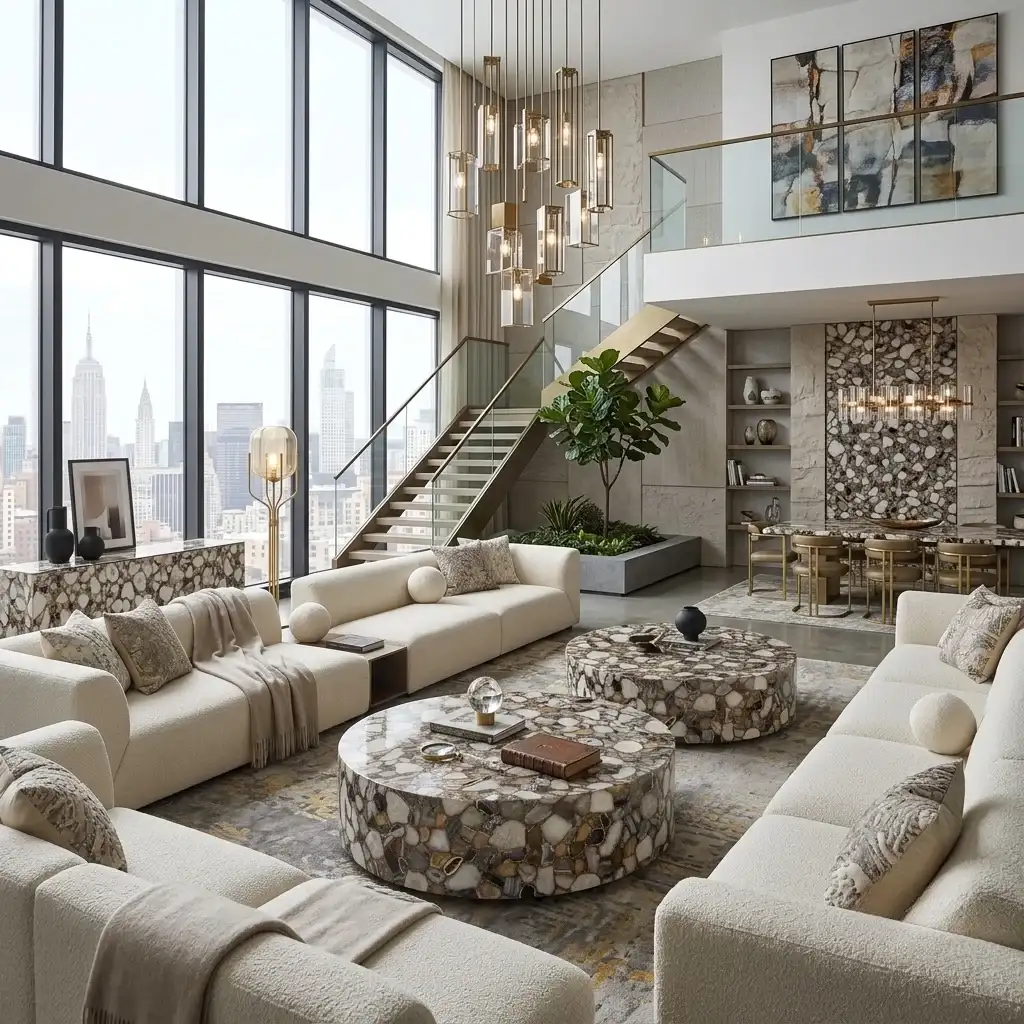 jumble agate living room interior